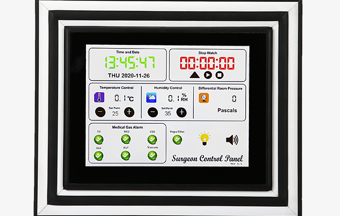 Touch Screen Surgeon Control Panel